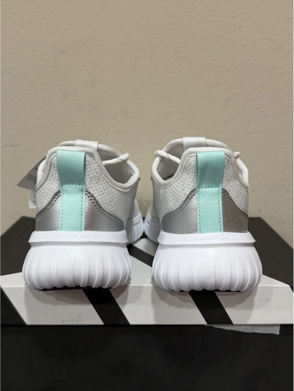 Size 7.5 - Adidas Women’s Kaptir Flow 2.0 “Cloud White”